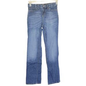 Merona Womens Jeans Size 2 R Comfort No Gap Waistband Stretch Mid Rise Boot Cut